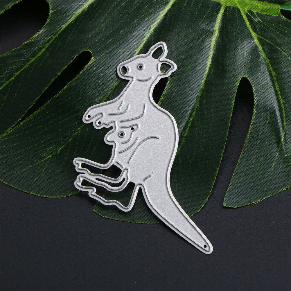 Kangaroo Animals Metal Cutting Dies Cards Scrapbooking Craft Album Deco.l8
