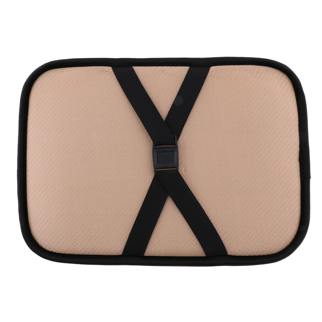 2xCotton Brown Office Home Chair Cushion Dining Chair Pads 30x40cm