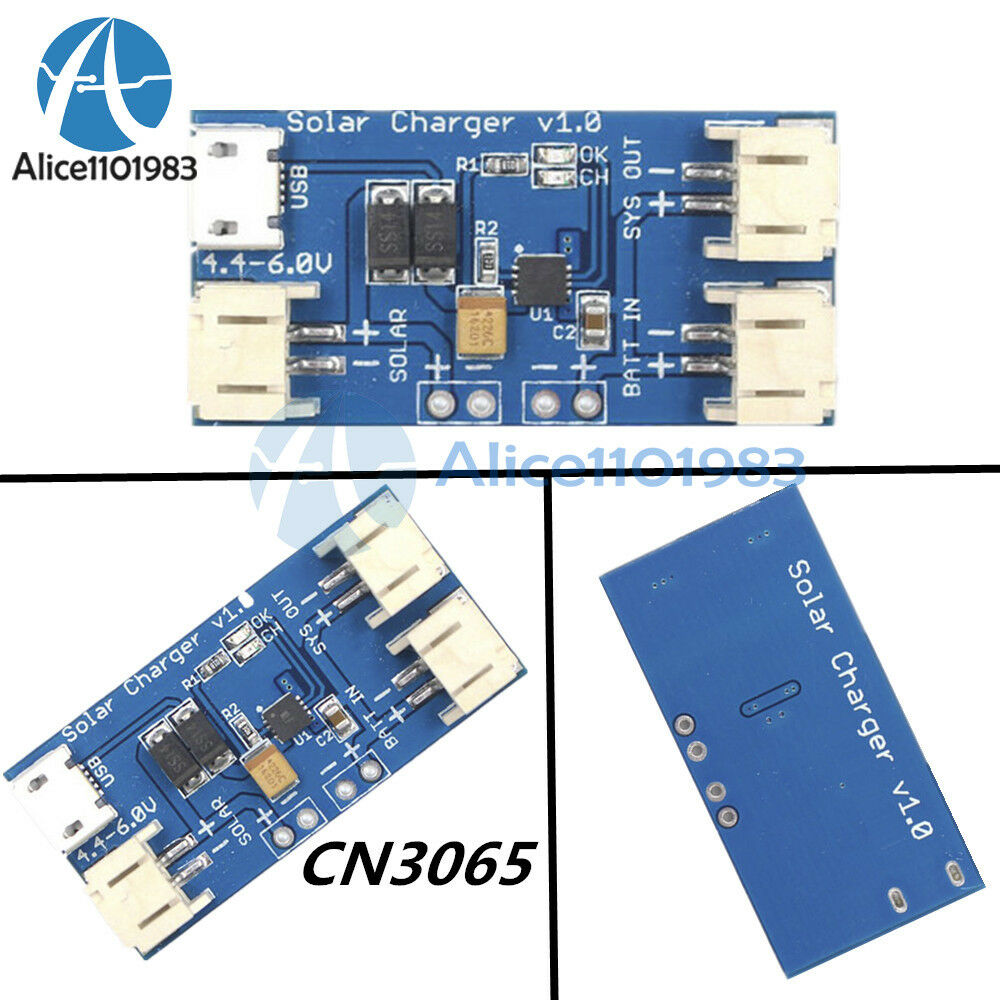 Mini Solar Lipo Lithium Battery USB Charger Board CN3065 Module 500mADC4.4-6V