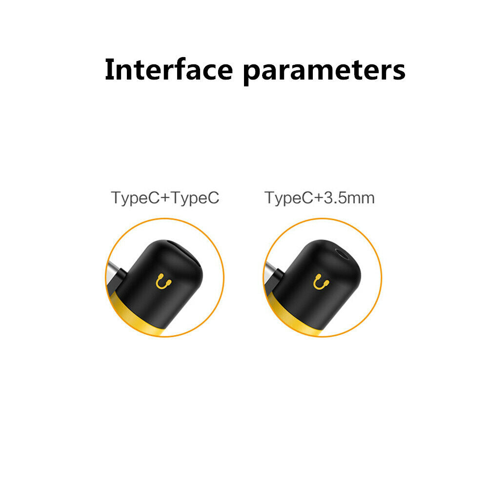 2 in 1 Type-C to 3.5mm and Charger Headphone AUX Audio Jack USB-C Cable Adapter