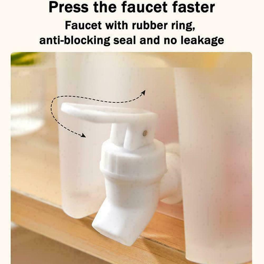3500ml Water Jug With Faucet Lemon Juice Jug Kitchen Drinkware GREAT Kettle R7U3