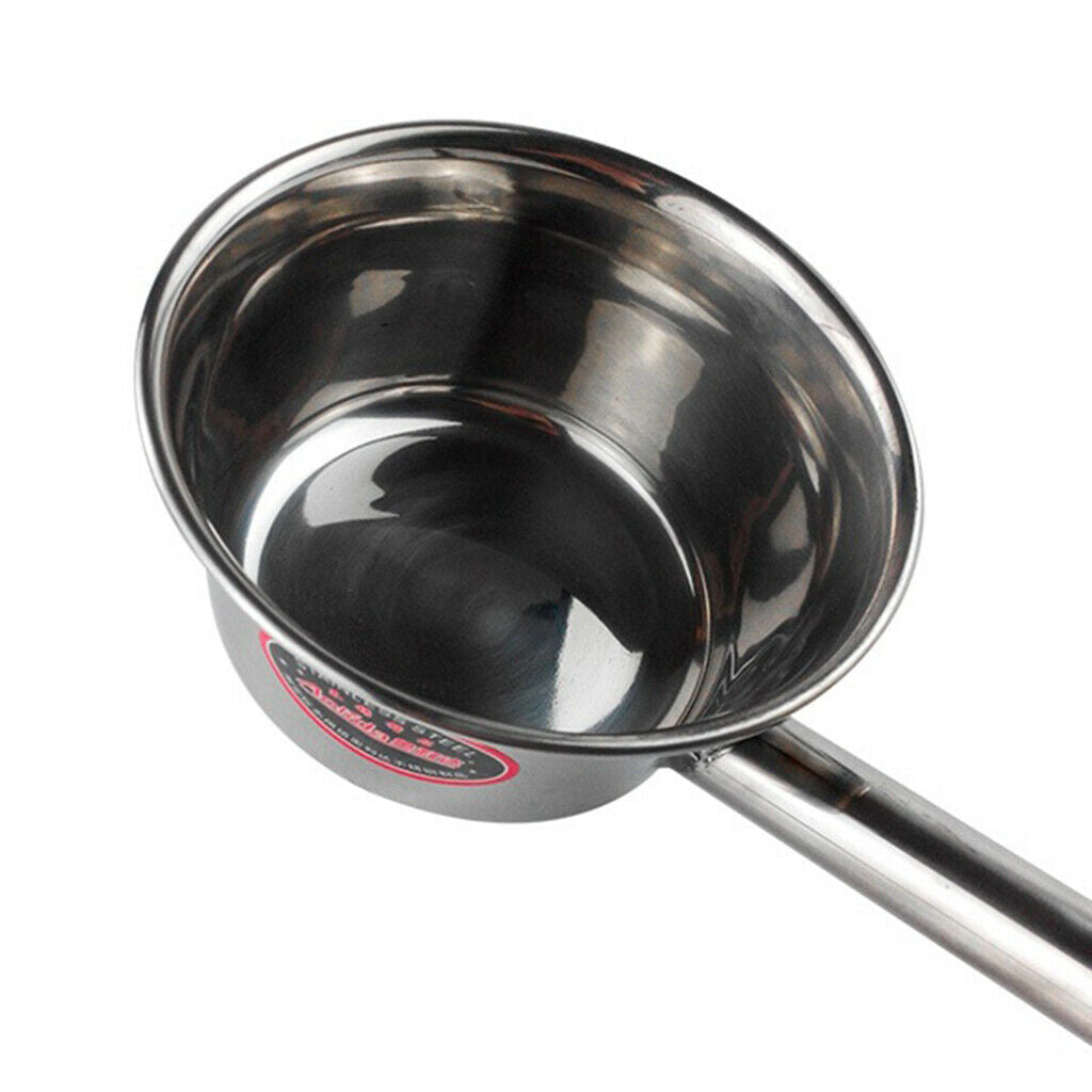 2X Long Handle Stainless Steel Soup Spoon Home Kitchen Porridge Ladle Tool 45cm