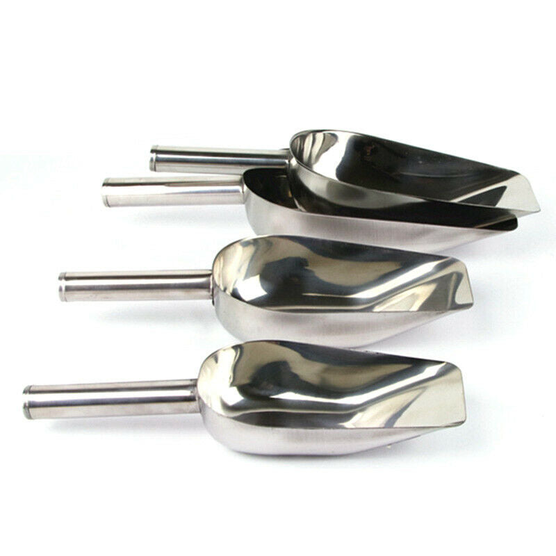 Kitchen Stainless Steel Hand Shovel Multifunction Ice Scraper For Coffee Bean