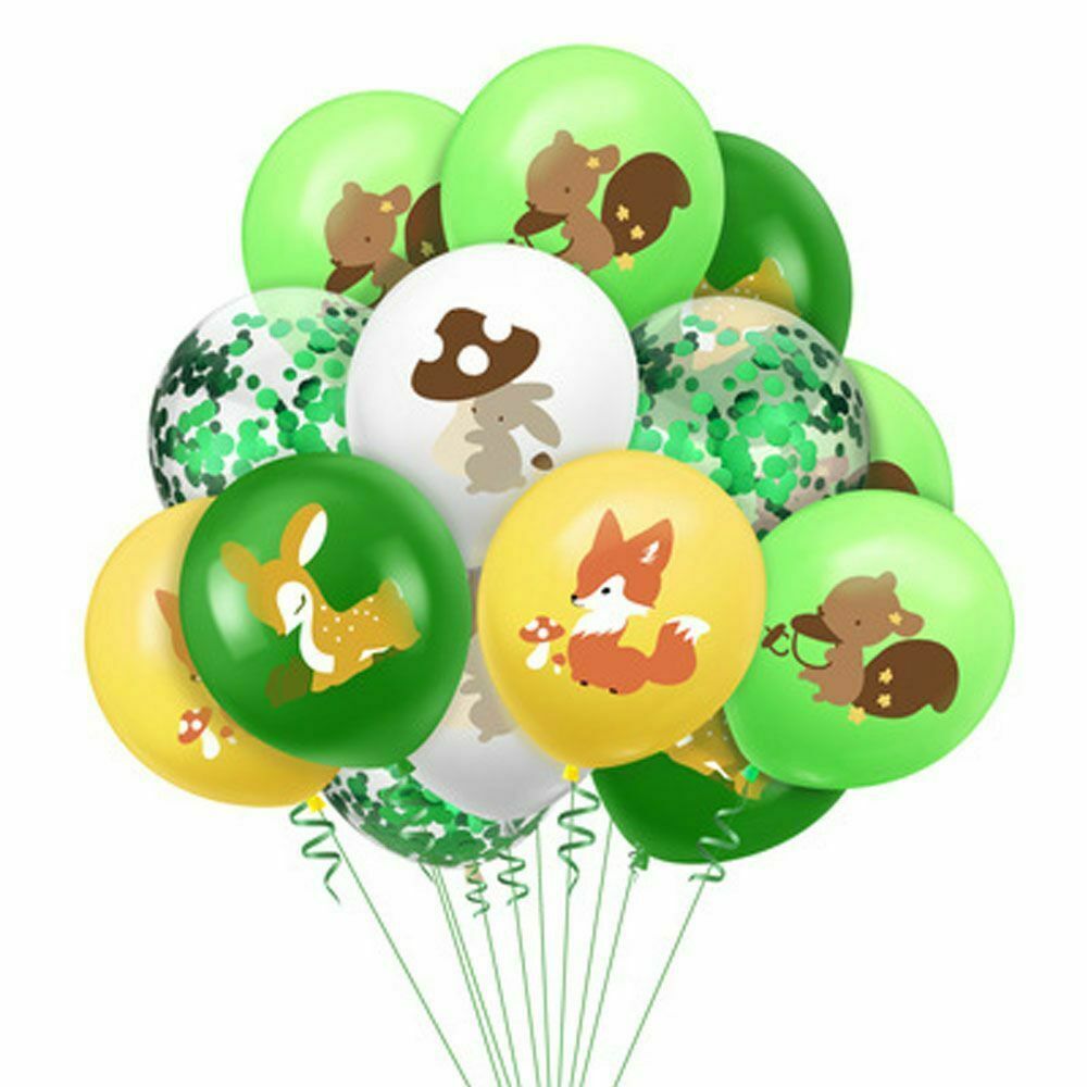 Multicolor Many Kinds Birthday Animal Picture Party Decoration Emulsion Balloon