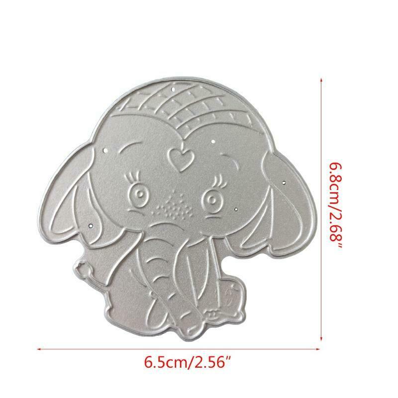 Elephant Metal Cutting Dies Stencil Scrapbooking DIY Album Stamp Paper Embossing