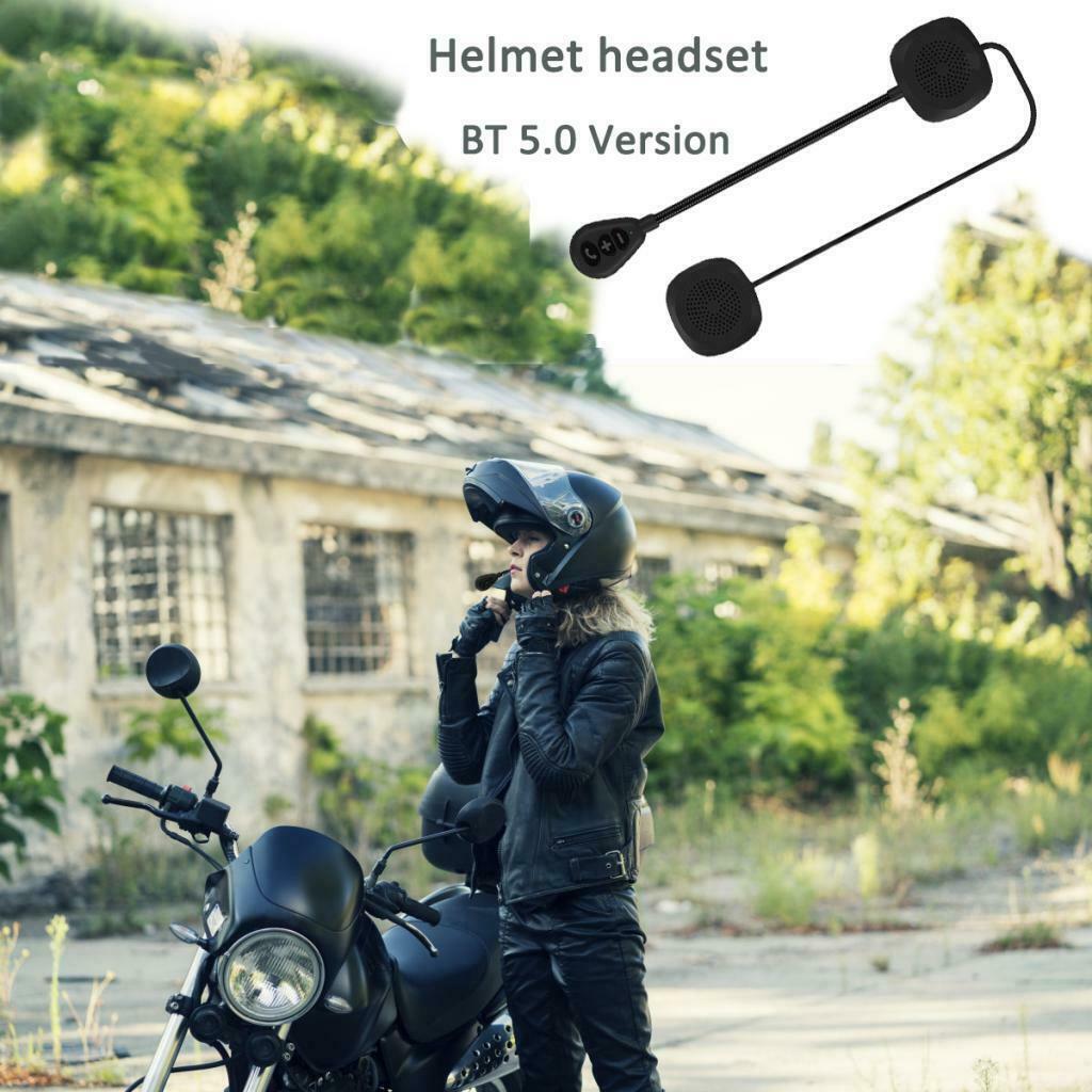 Bluetooth5.0 Helmet Headset Speaker Accessory Motorcycle Intercom Interphone