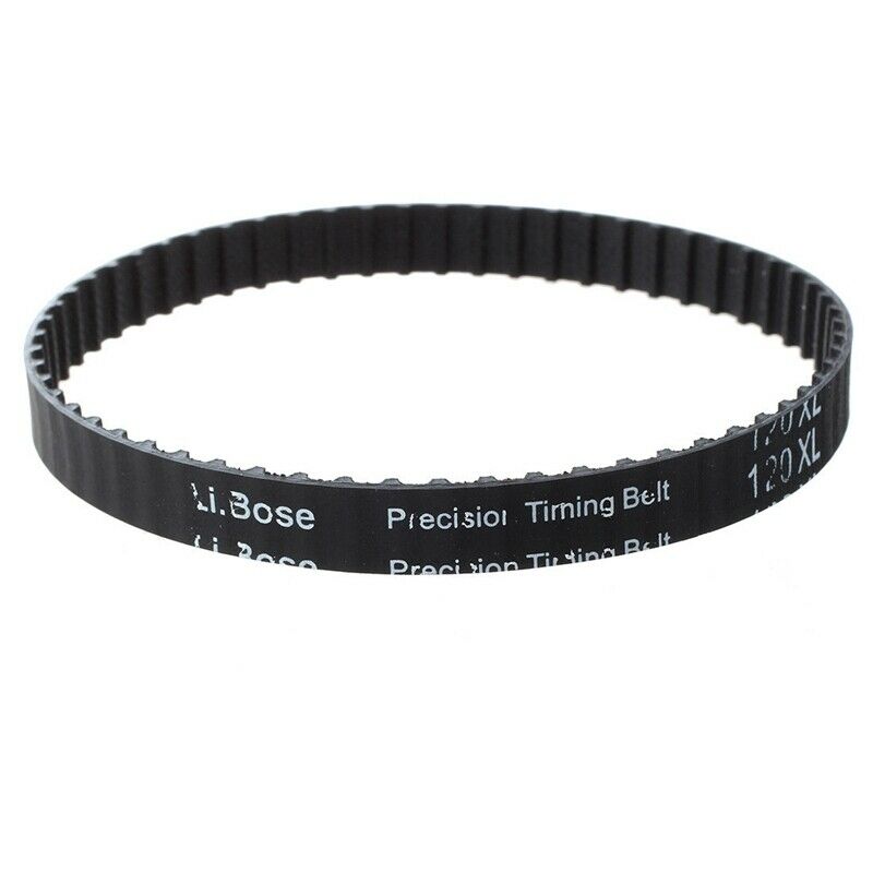 10mm Wide 5.08mm Pitch 60 Teeth 60T Synchro Cog Timing Belt Black 120XL P3P2P2