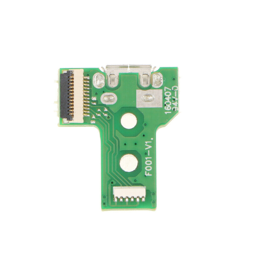 1 Set Buttons Conductive Rubber Pad for PS4 Controller + USB Charging Port