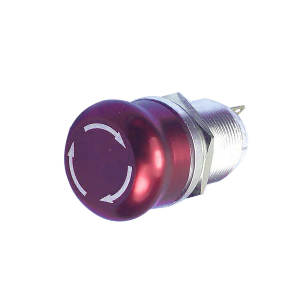 Push Button Switch Emergency Stop Switch 19mm Self-Locking
