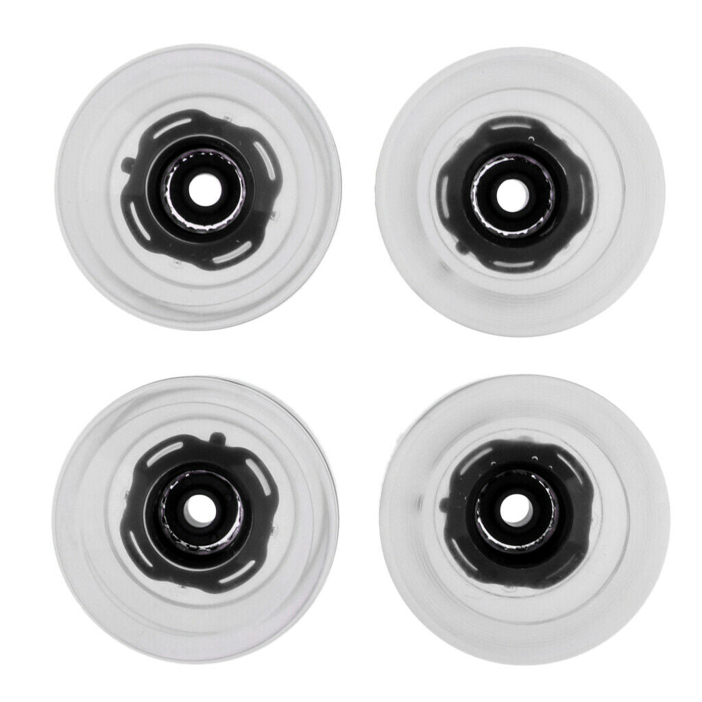 4x 70x51mm Outdoor Skateboard Wheels Glow Flash Longboard Wheel Replacement