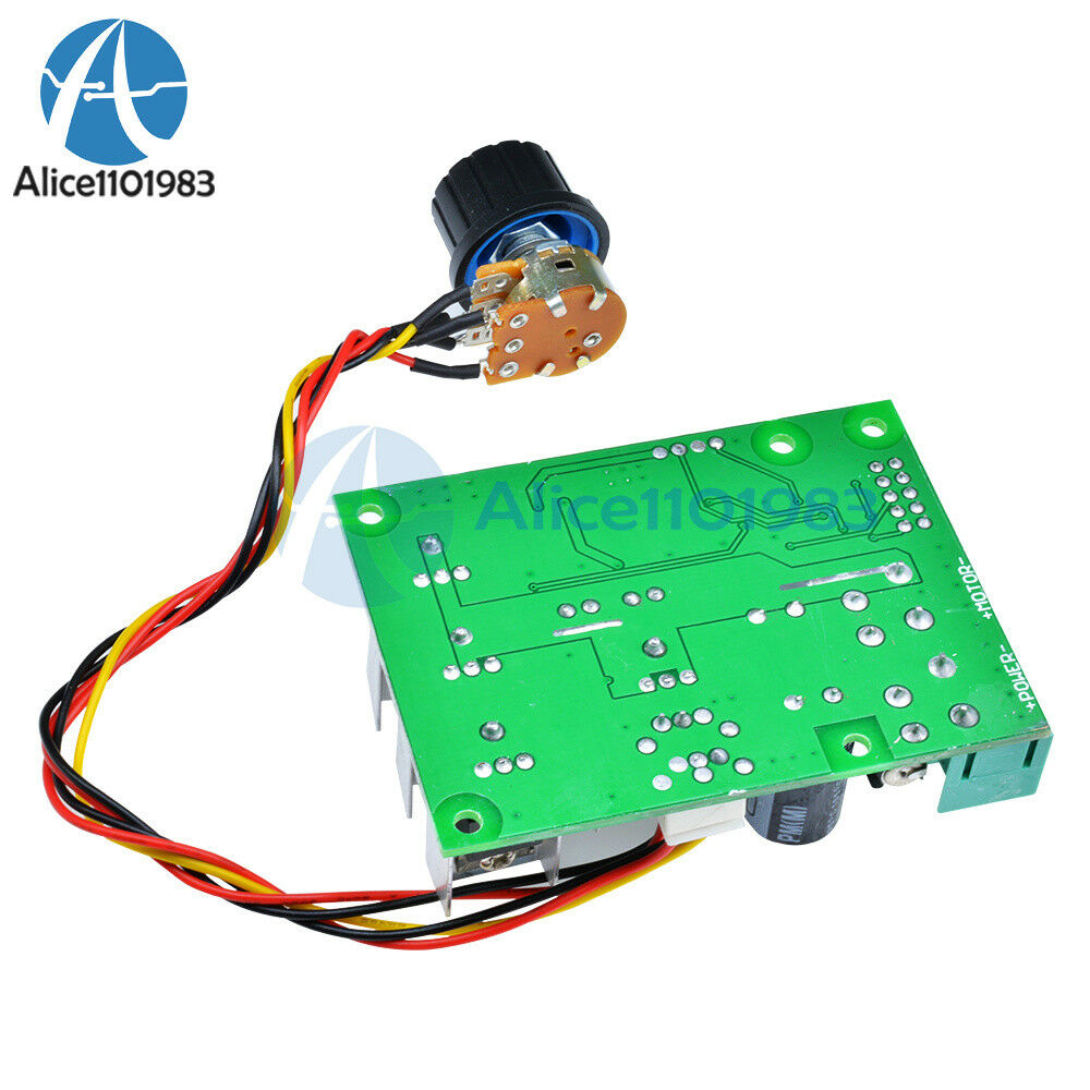 30A DC6-60V PWM Motor Speed Controller Module Dimmer Current Regulator+ Display
