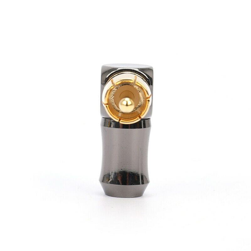 1pc Plated Right Angle RCA Male Plug Audio Video Connector Solderi.l8