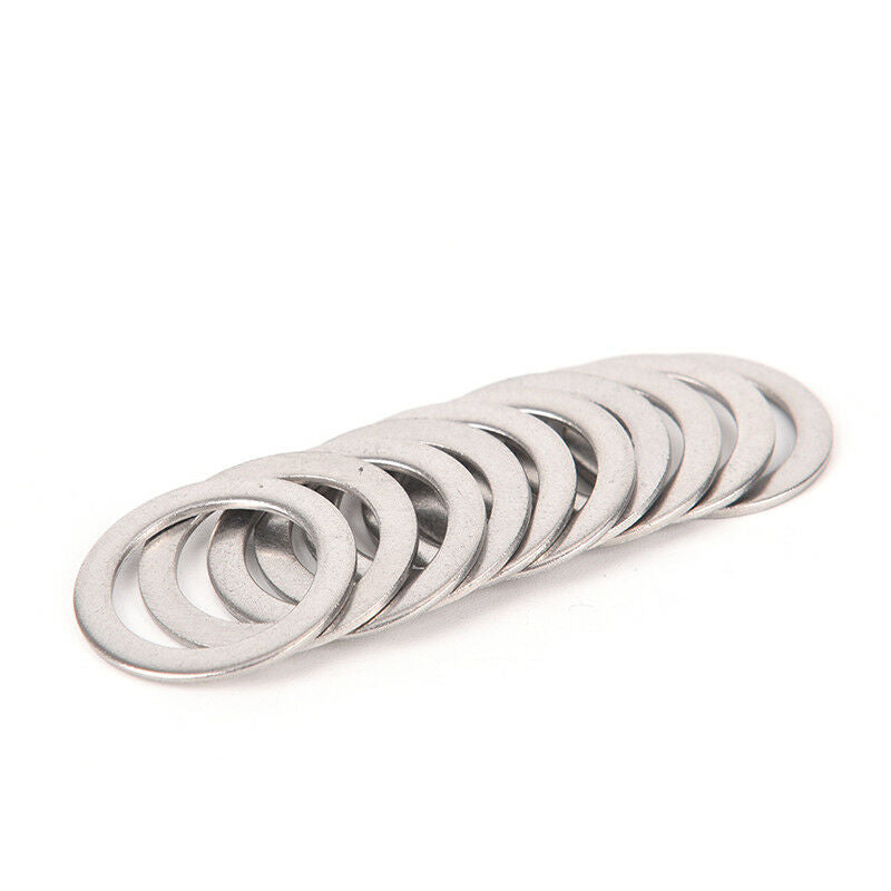 10Pcs Bicycle Pedal Spacer Crank Cycling Bike Stainless Steel Ring Washers iiSJ