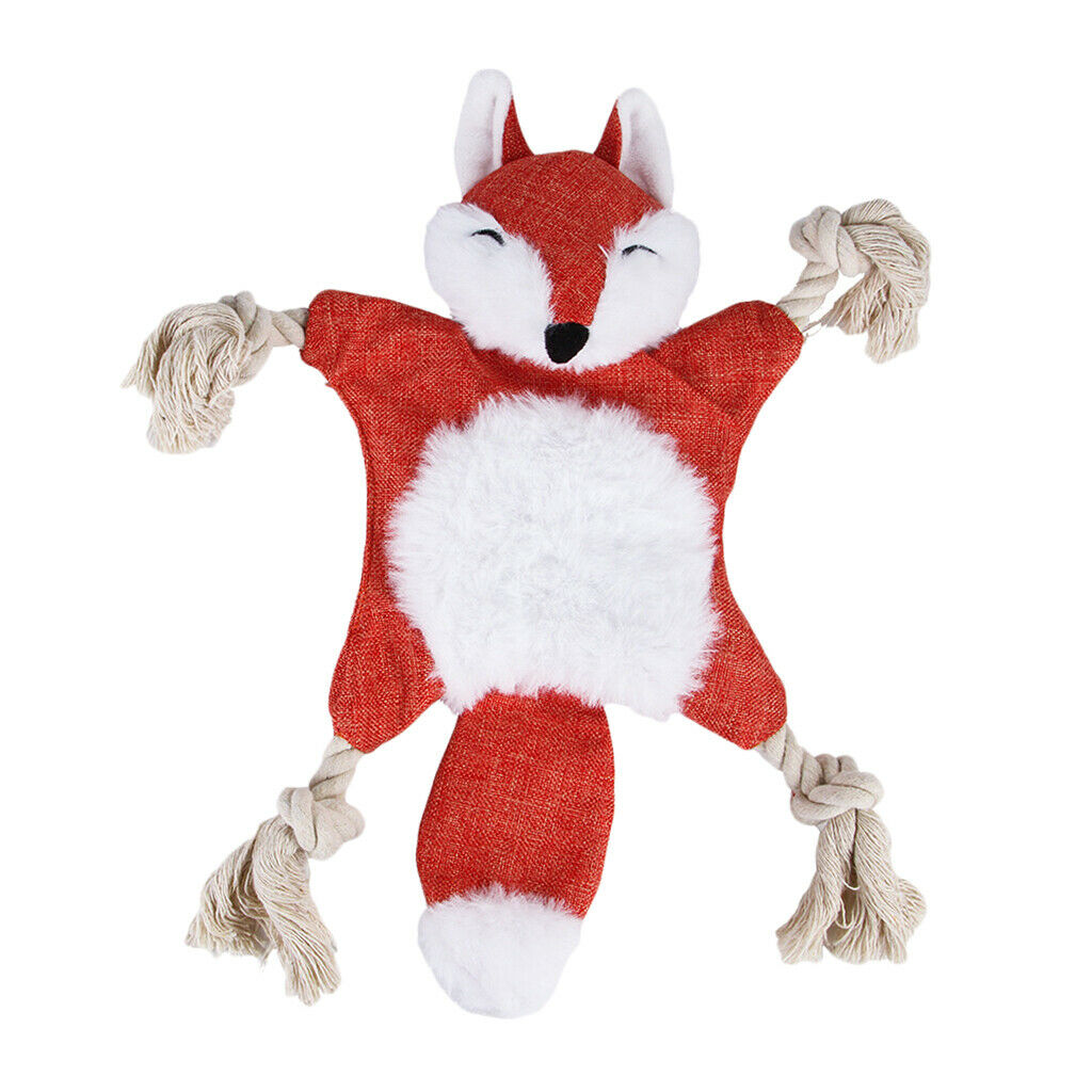 Chew Teeth Cleaning Sound Play Bite Toys For Medium Large Dogs Puppy Foxes