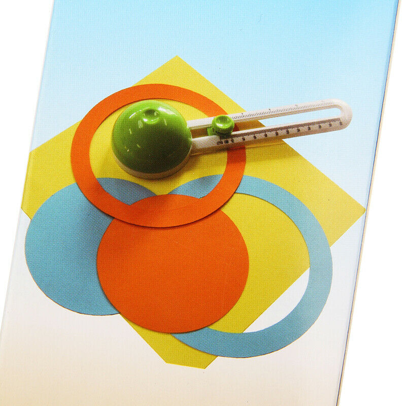Simple Round Cutter Shear Patchwork Round Paper Clip Cutting Office Supplies