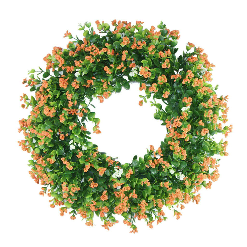 Artificial Eucalyptus Leaves Wreath All Seasons Wedding Festival Decoration