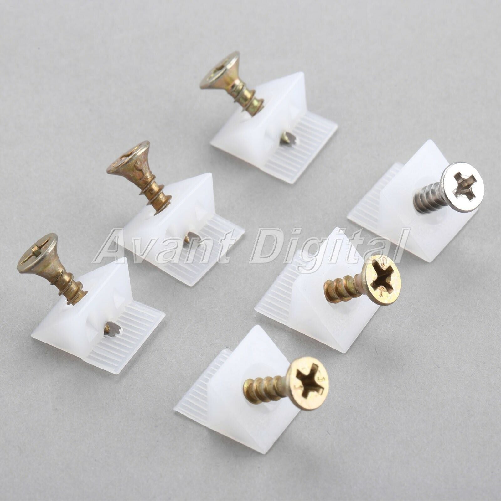 Plastic Furniture Cabinets Closets Back Panel Corner Brackets Block 50Pcs/Lot