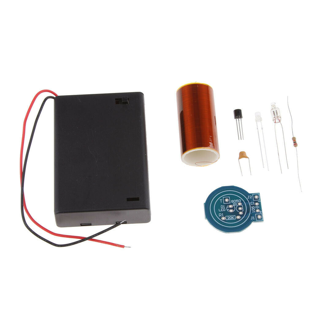 Battery operated mini Tesla scooter mounted wireless transmission kit