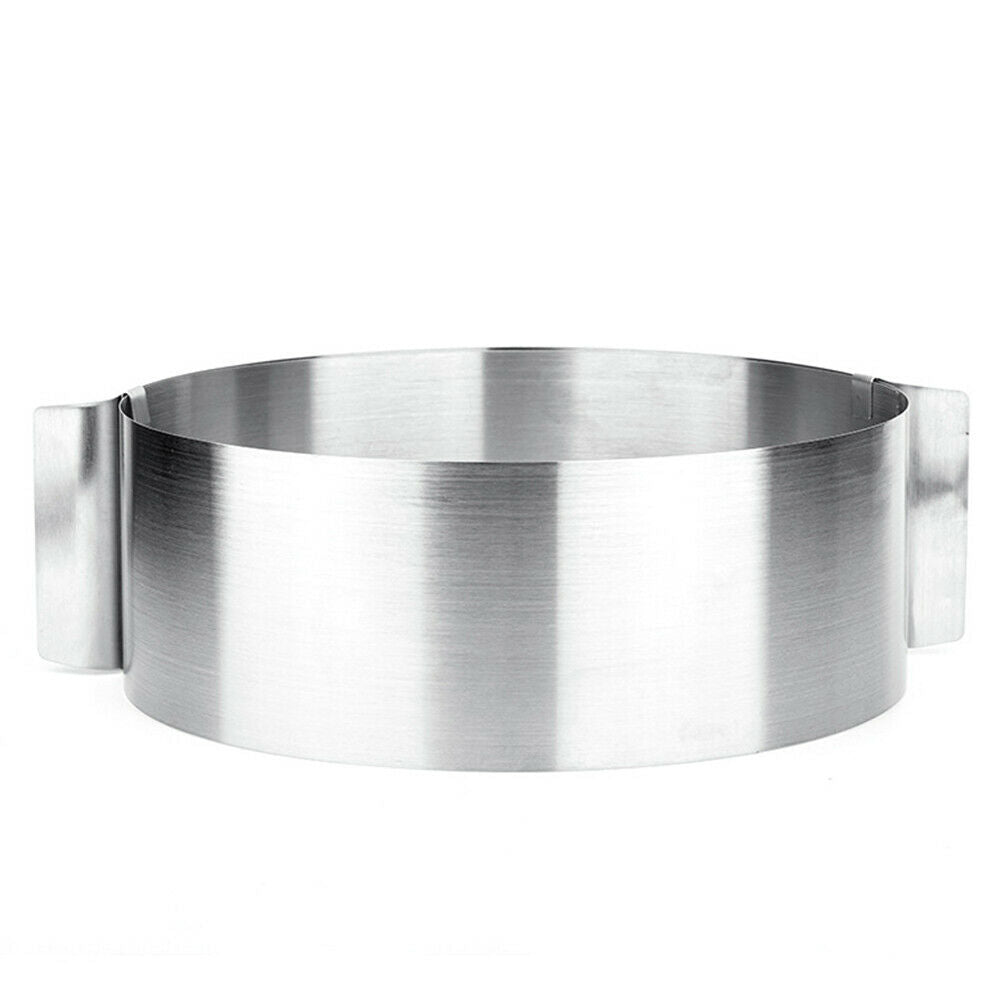 Adjustable Cake Ring Mold 6 to 12 Inch Stainless Steel Mousse Ring Pastry LIN