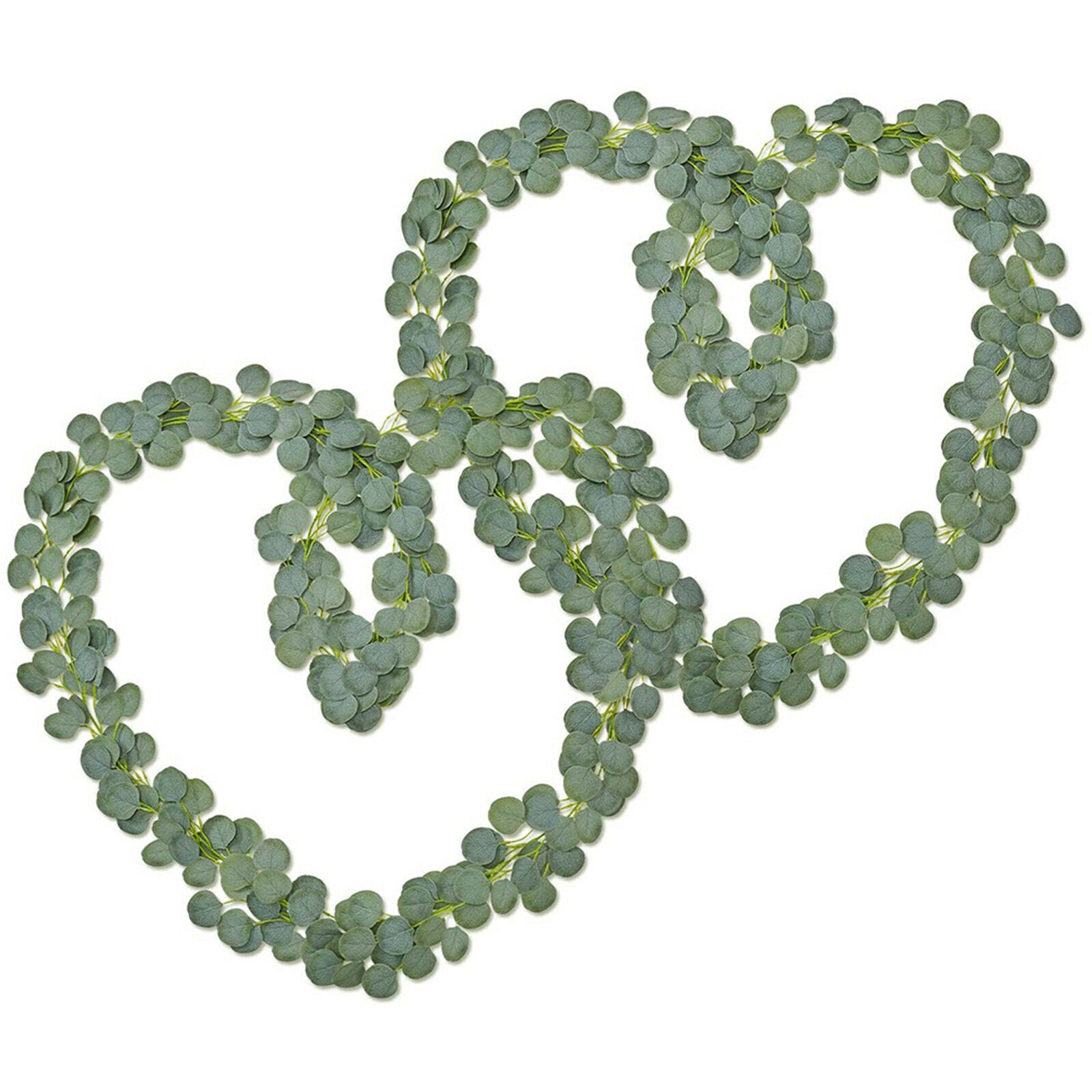 Faux Eucalyptus Garland Silk Vines Foliage Spring Party Wall Doorway Decors