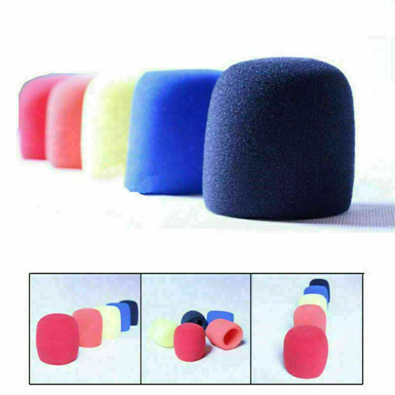 5pcs Sponge Foam Covers Windscreen Windshield for Handheld Microphone Random