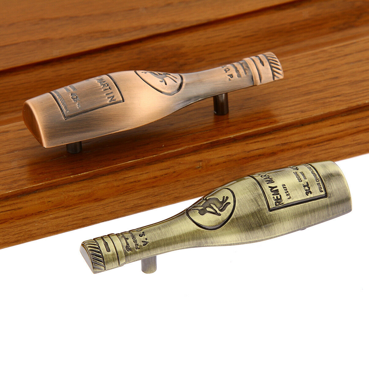 Bronze Wine Bottle Cabinet Door Drawer Cupboard Closet Handle Pull Knob DIY
