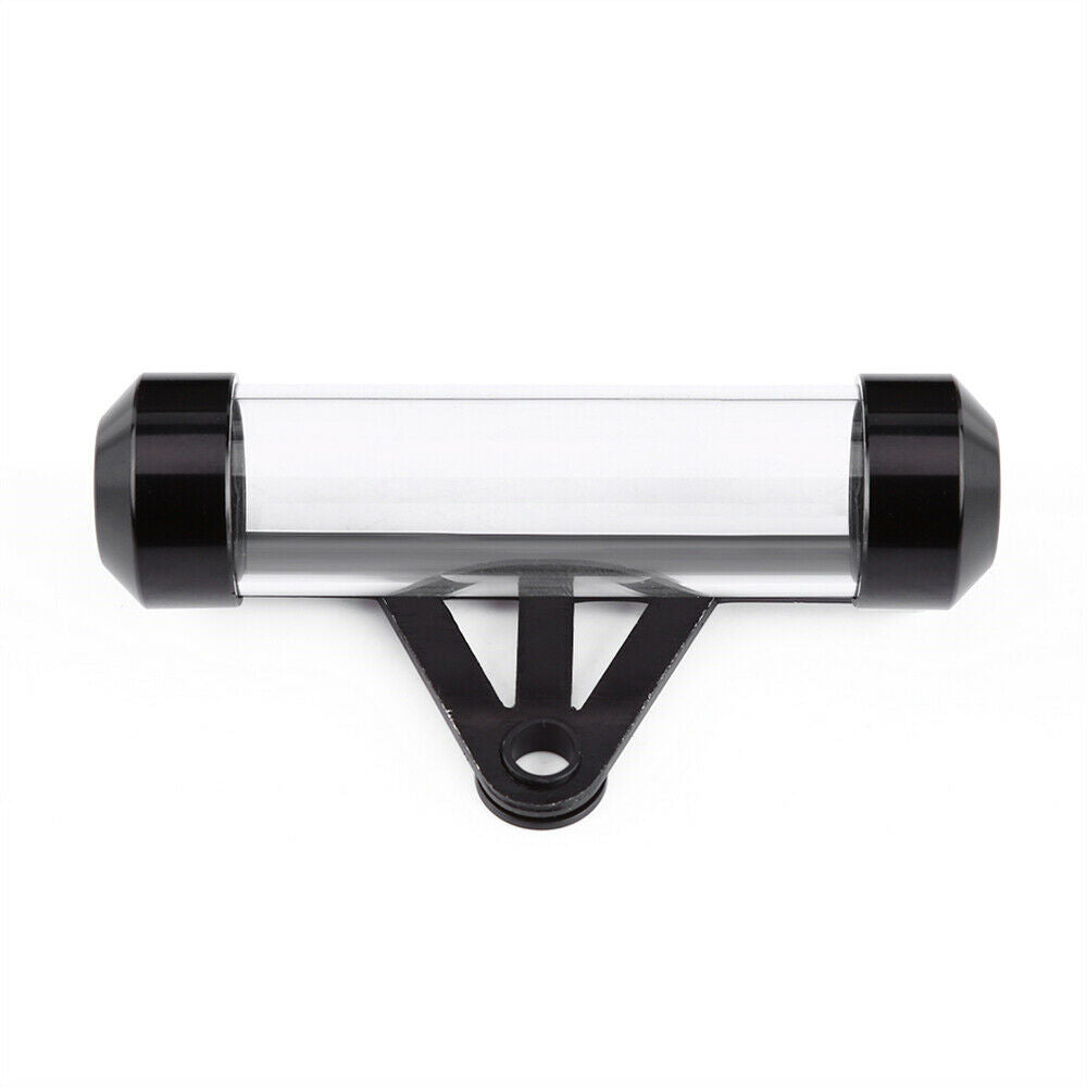 Universal Motorcycle Secure Tax Disc Tube Cylindrical Holder Frame Waterproof