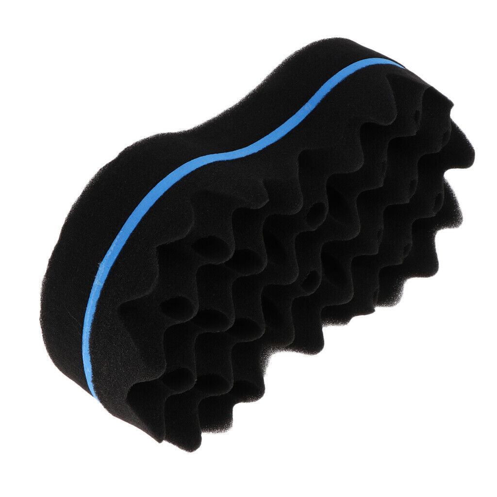 Curl Barber Twist Sponge Large Holes Hair Brush Double Sided Sponge Locking