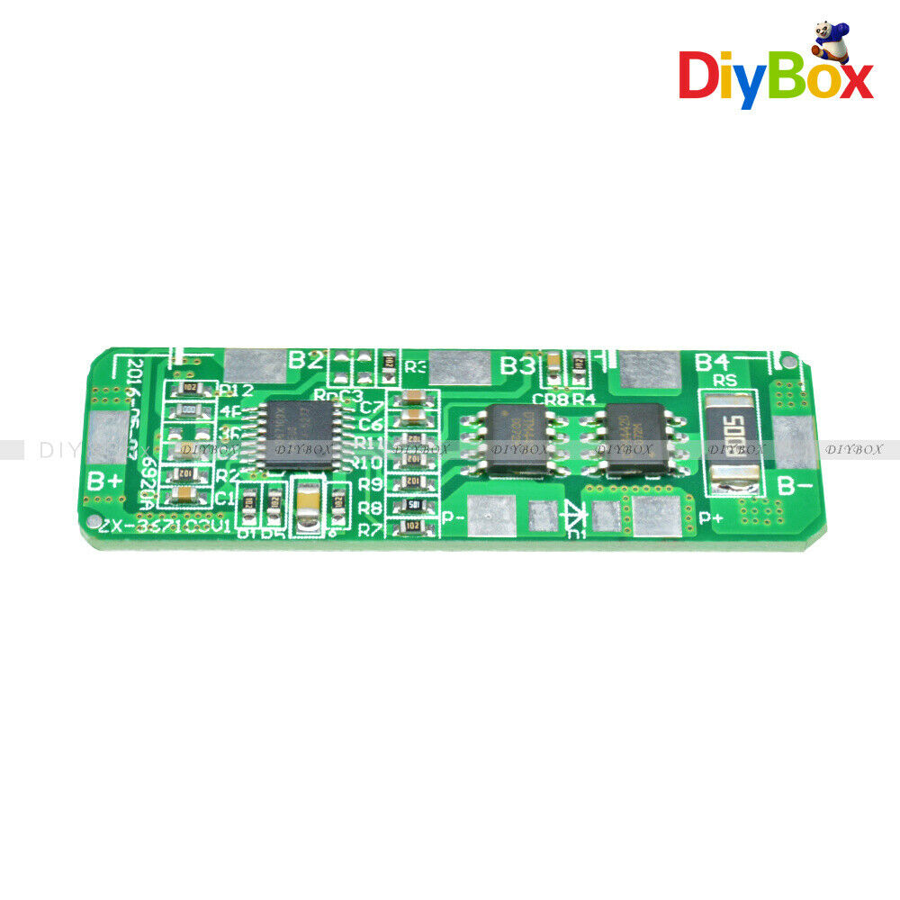 4A-5A 4S PCB BMS Protection Board for 4 Packs 18650 Li-ion lithium Battery Cell