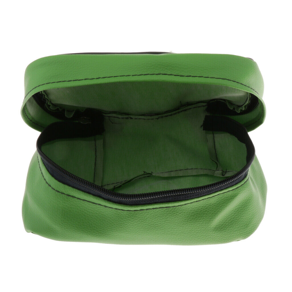 Universal Tool Kit Bag Leather Storage Tool Pouch Sport Luggage Travel  Green