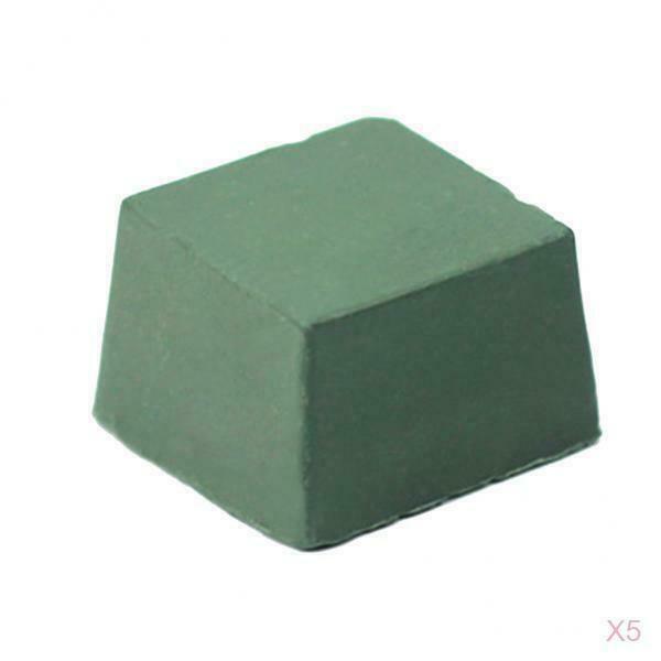 5 Pieces Green Metal Grinding Buffing Compound Polishing Paste 30g