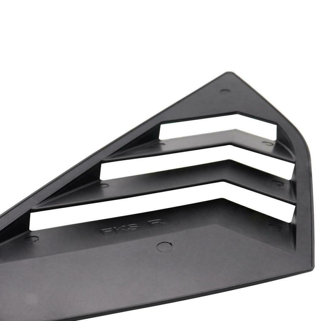 2Piece Window Blinds Side Tuyere Trim Louvers for Ford Focus ST RS MK3 12-18