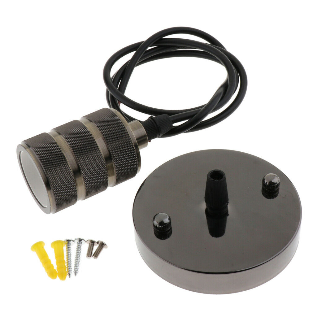 Pendant   Standard   E27   Light   Socket   with   Wire   Suction   Tray   01