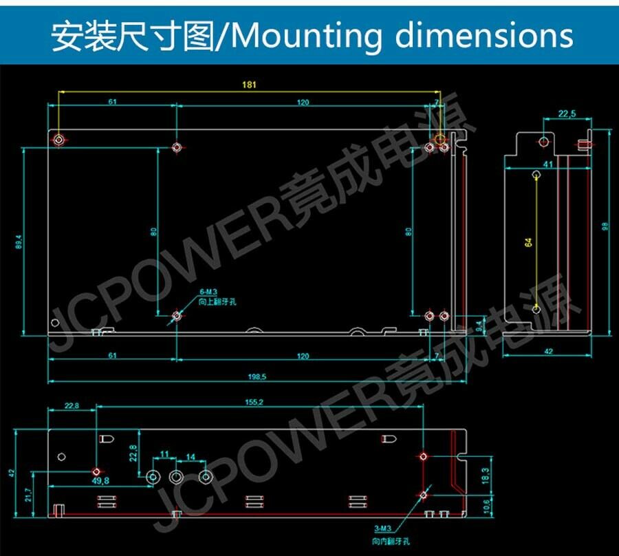 5V 20A 100W DC Regulated Switching Power Supply PSU Transformer  Driver LED