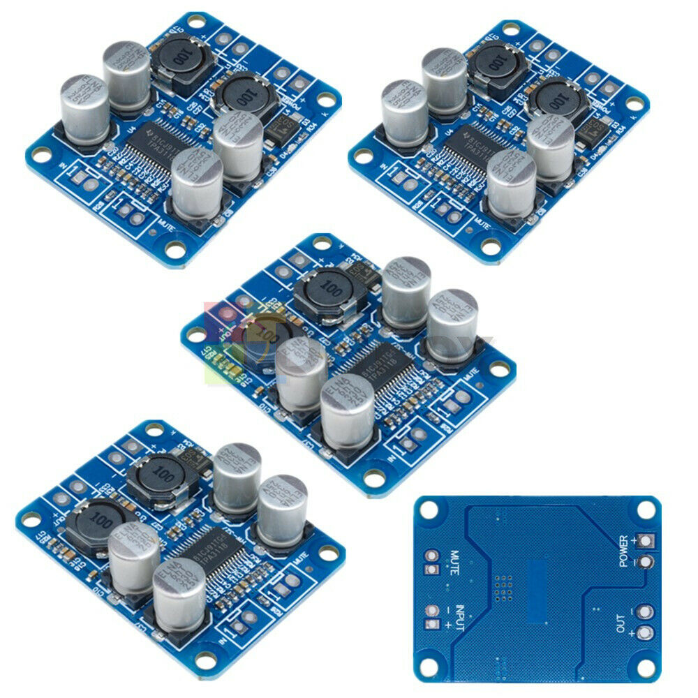 5PCS 60W TPA3118 PBTL Mono Digital Amplifier Board 1X60W 12V 24V POWER AMP Car