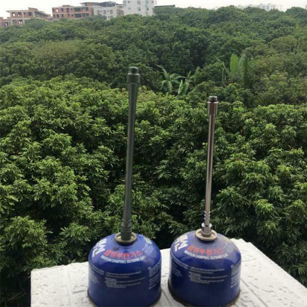 2pcs Camping Gas Lantern Poles Screw Type 20.5cm Spare Part for Garden Party