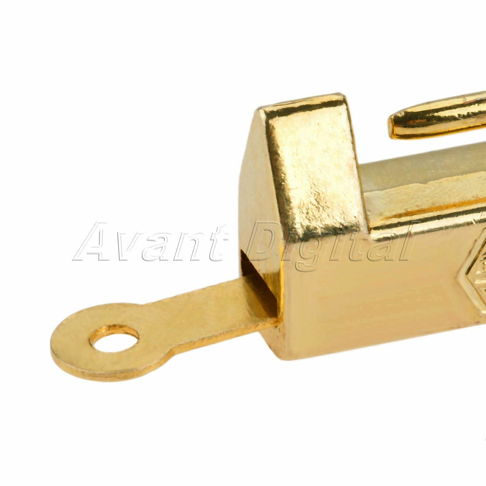 Chinese Old Style Lock Padlock Wood Chest Jewelry Box Suitcase Hardware Decor