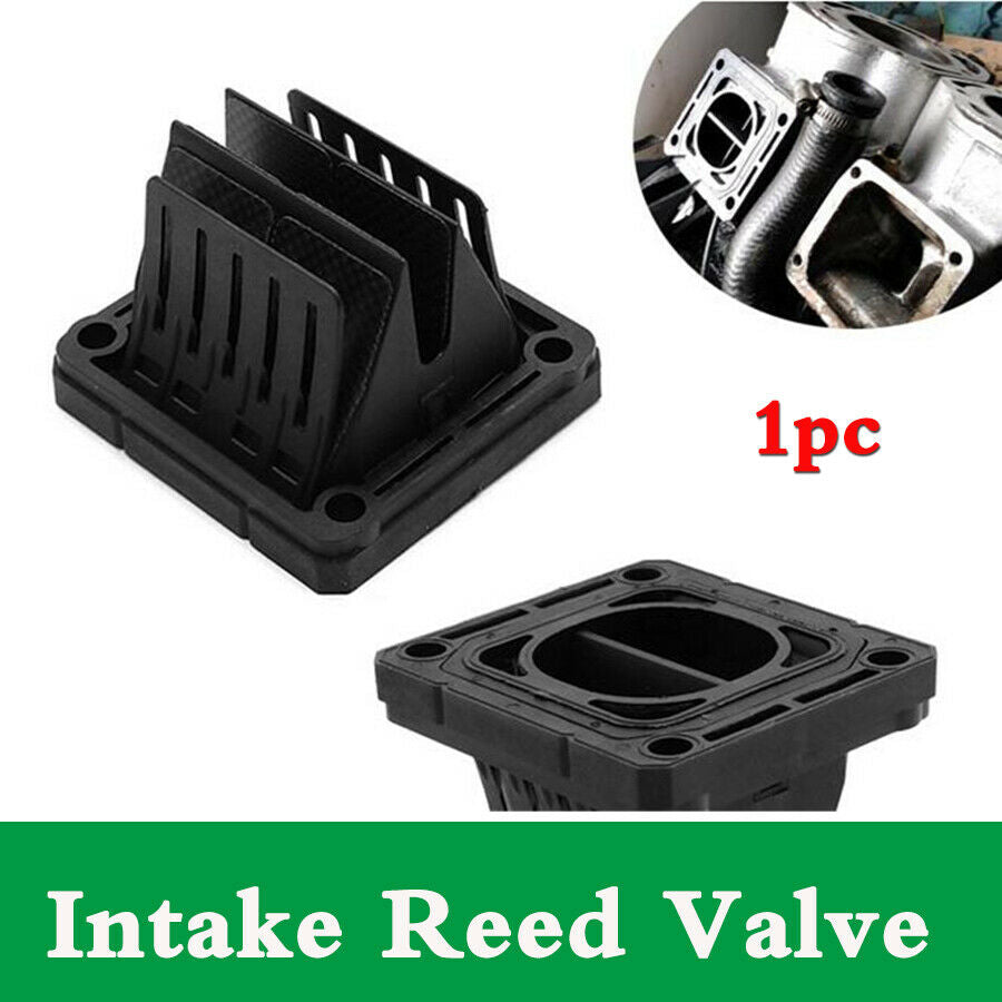 For Yamaha RZ350 YZ125 RXZ135 RX135 DT175 Intake Reed Valve Black Carbon Fiber