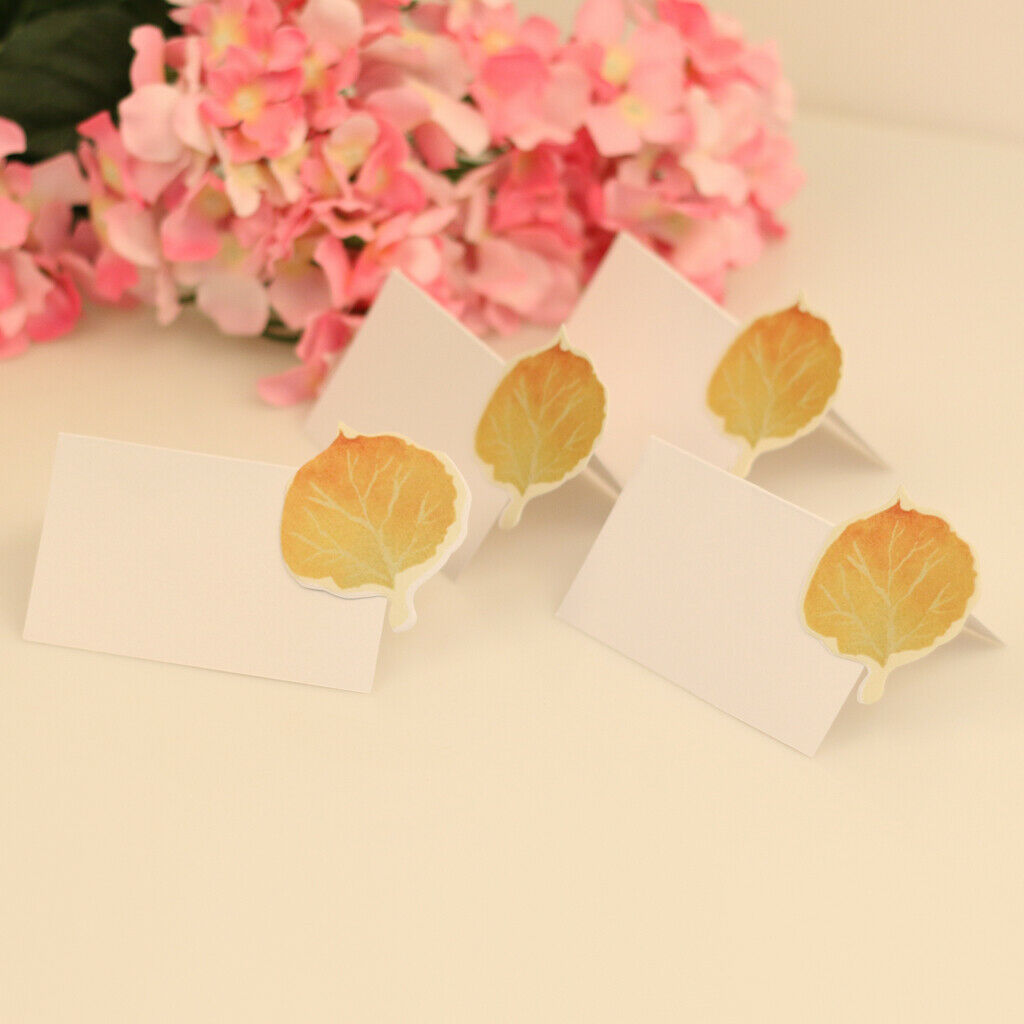 10pcs Blank Maple Place Cards Table Markers Wedding Birthday Party Decor