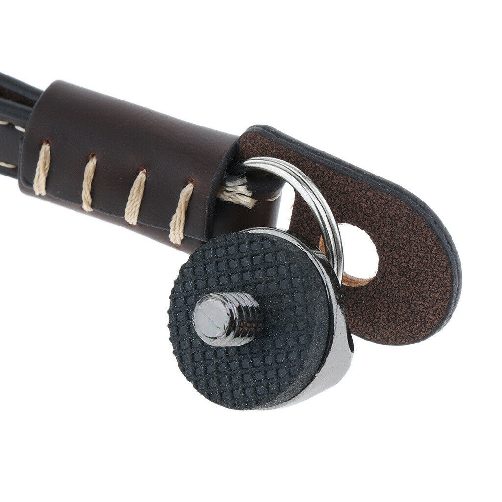 Adjustable PU Leather Lanyard Wrist Strap Belt for DJI OSMO Mobile 2 - Brown