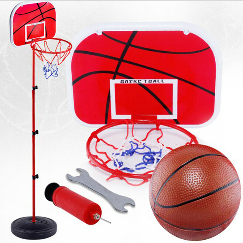 1.5M Adjustable Basketball Stands Children's Basketball Hoop Backboard Bal_DD