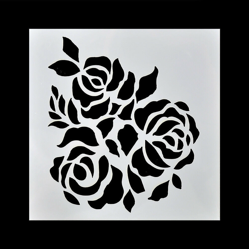 13PCS Embossing Template Scrapbooking Walls Painting Layering Stencils HOT
