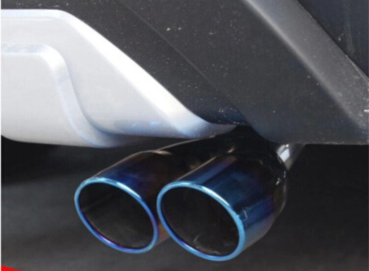 Universal Neo car Stainless Steel Car Rear Dual Exhaust Pipe Tail Muffler Tip