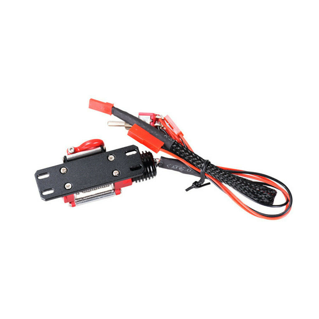 RC Crawler Steel Automatic Winch for SCX10 D90 D110 TF2 TRX4 1/10 RC Crawler