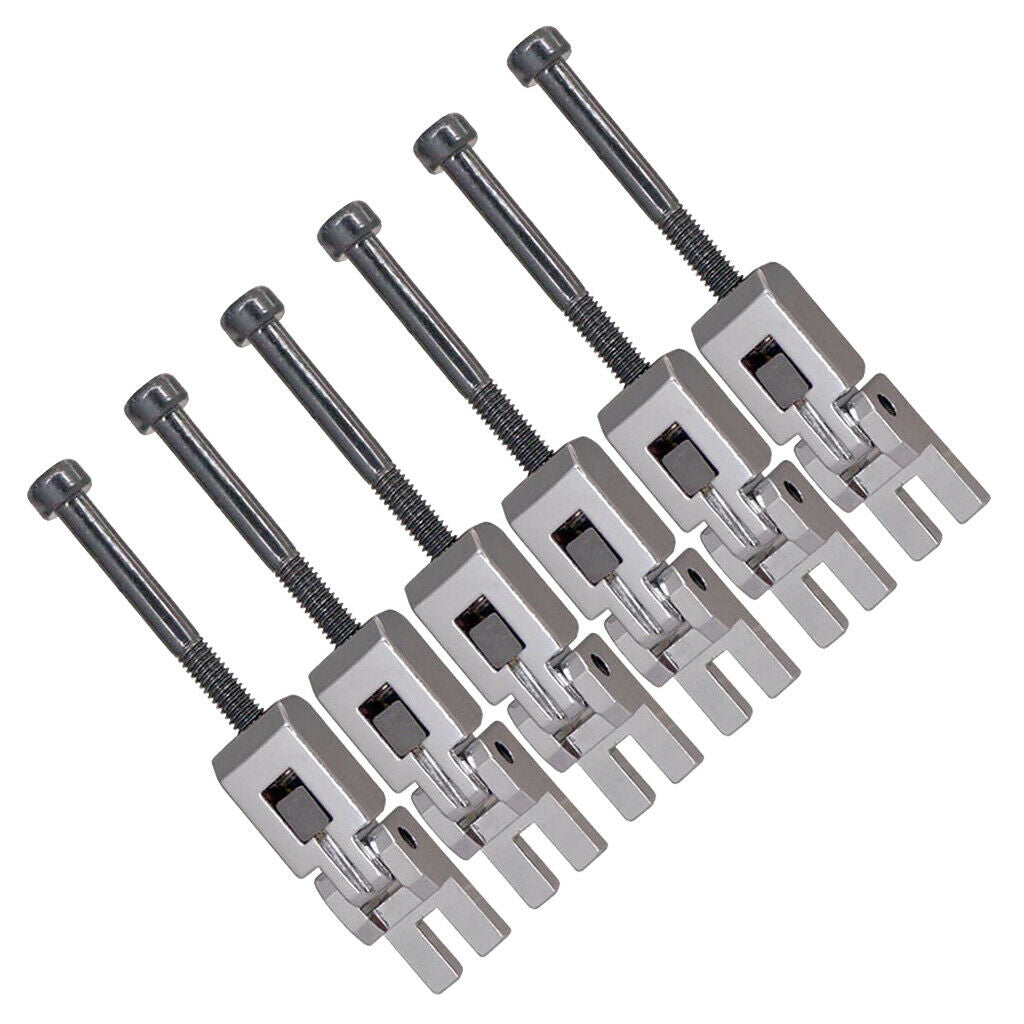 Set of 6pcs Tremolo Bridge String Saddles for Electric Guitar Replacement