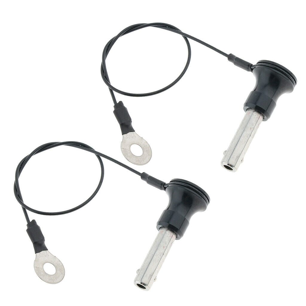 2 Pieces Stainless Steel Ball Lock Quick Release Pin Push Button 8mm-20mm