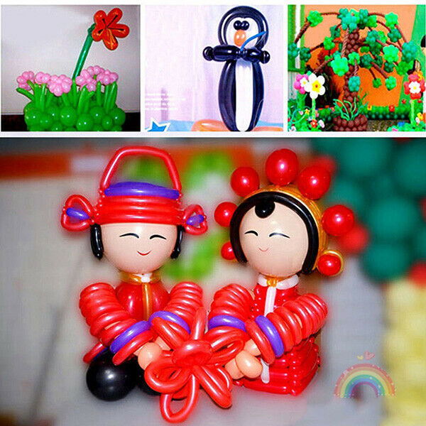 200 X DIY Making Modelling Twist Long Balloons Birthday Party Tying Animal Magic