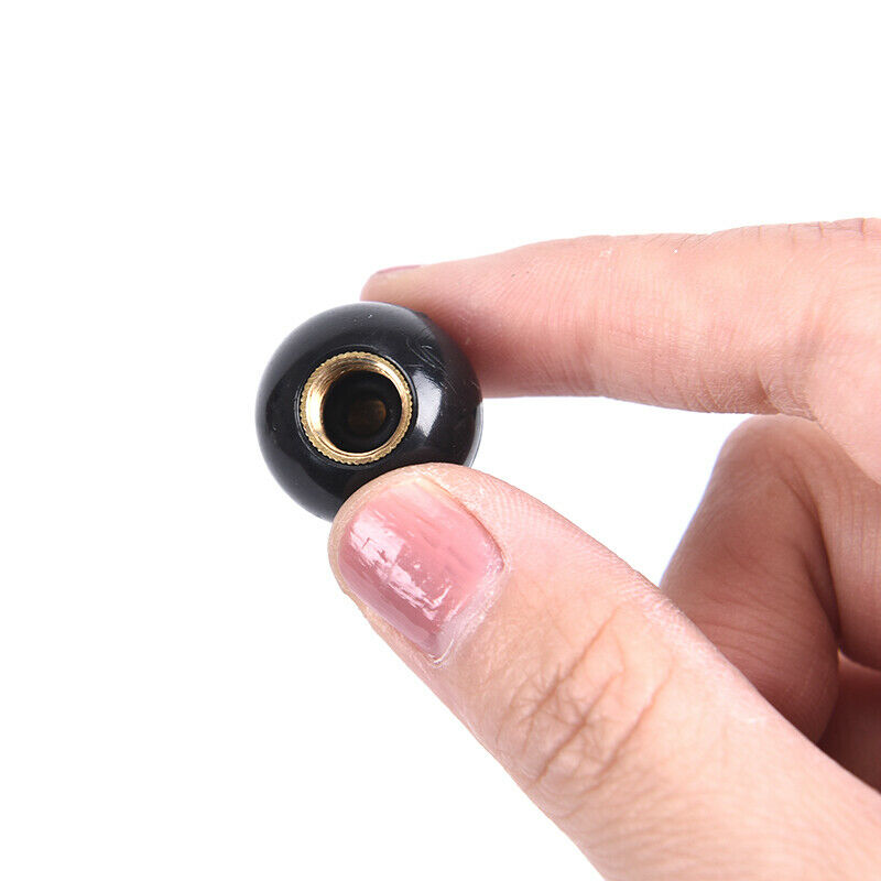 4x Billids Black 8 Bicycle And C Tire Valve Stems Cover Tire Valve Caps^.l8