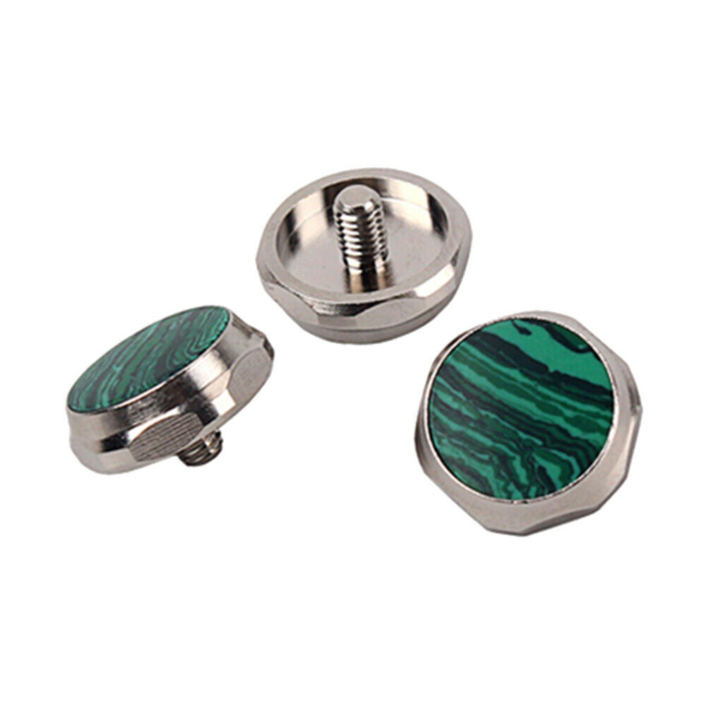 3 Pieces Finger Buttons Trumpet Finger Buttons Buttons Set Made of Natural Stone