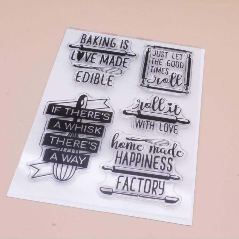 Baking Silicone Clear Seal Stamp DIY Scrapbooking Embossing Photo Album Decor